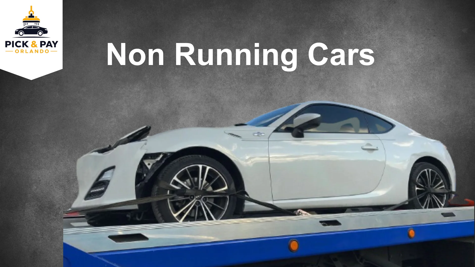 Non Running Cars Ready for Cash Sale and Free Towing