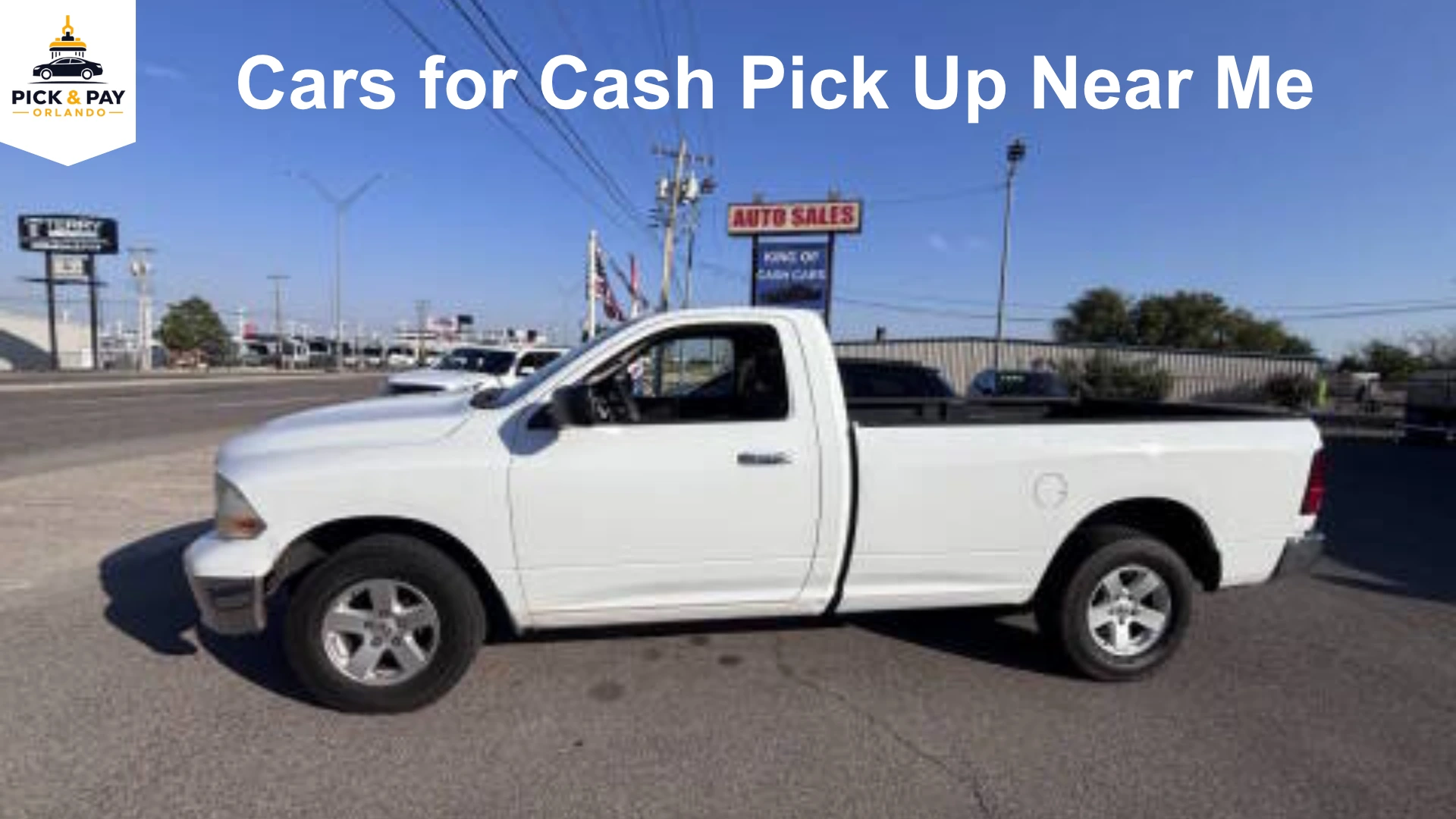 Cash for cars pickup service in Orlando for unwanted, used, damaged, and non-running vehicles.