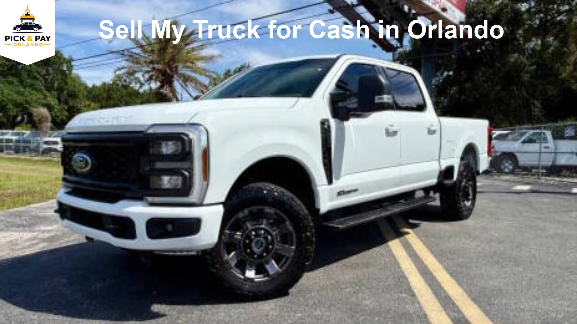 Sell your used, junk, or damaged truck for cash in Orlando, Florida.